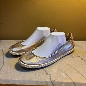 Nine‎ West Rose Gold Flats size 12